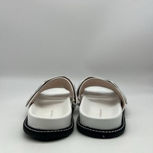 Sophia Webster Riva Slides in White/Multi Fluorescent - Picture 3 of 14